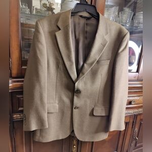 Jos. A. Bank Wool Blend Blazer – Men’s 40S Brown Sport Coat Classic Fit Clean
